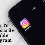 How To Temporarily Disable Instagram
