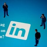 how to tag someone on LinkedIn