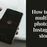 how to add multiple photos to Instagram story